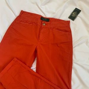 Lauren Orange Boyfriend Chinos